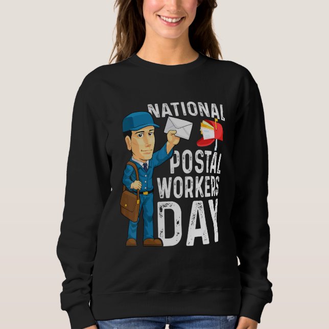 Sudadera Trabajadores postales del Día Nacional de los Trab (Anverso)