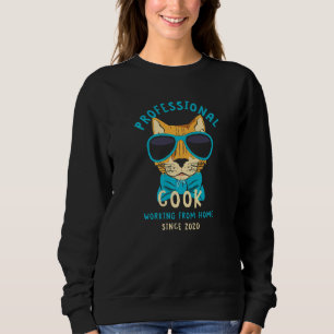 Sudadera Trabajando desde casa Cocinero Chef Cocinero Kitte