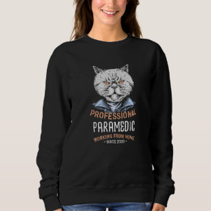 Sudadera Trabajar Desde El Hogar Paramédico Emt Profesional