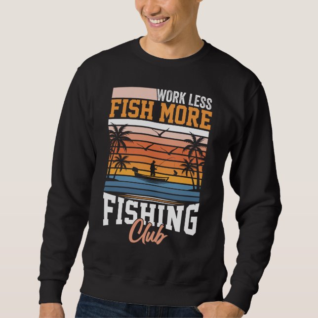 Sudadera Trabajar menos peces más (Anverso)