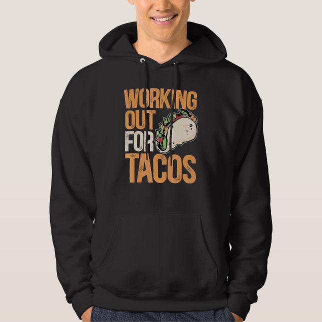 Sudadera Trabajar Para Tacos Nacho Promedio Wi-Fi (Anverso)