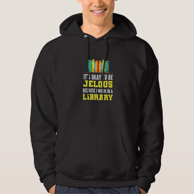 Sudadera Trabajo de archivero en biblioteca   (Anverso)