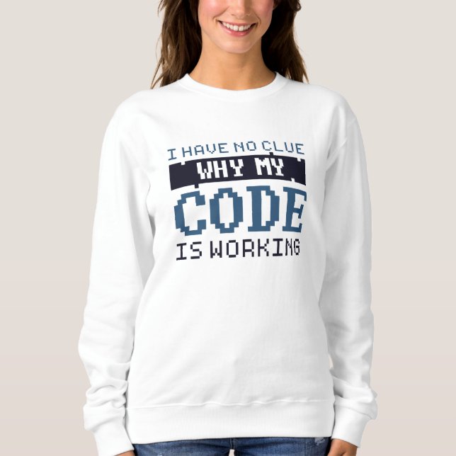 Sudadera Trabajo de código (Anverso)
