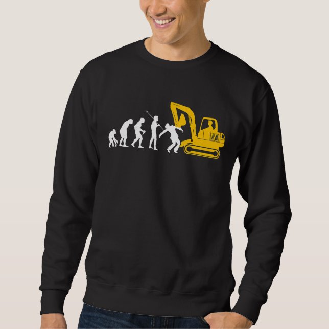Sudadera Trabajo de construcción de la guía de excavación d (Anverso)
