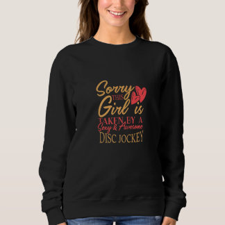 Sudadera Trabajo de Diskjockey Trabajo Marido Esposa Dice T