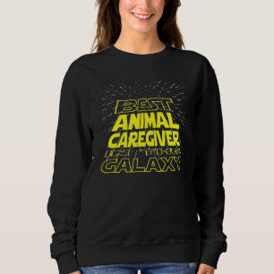 Sudadera Trabajo de Galaxia Guay para el Cuidador Animal