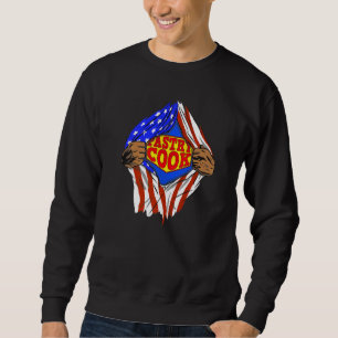 Sudadera Trabajo de Héroe de Cocinero de Repostería Súper