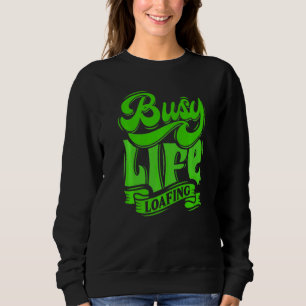 Sudadera TRABAJO DE LA VIDA ACOGEDOR Lemas divertidísimos B