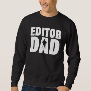 Sudadera Trabajo de profesión para hombres Editor papá