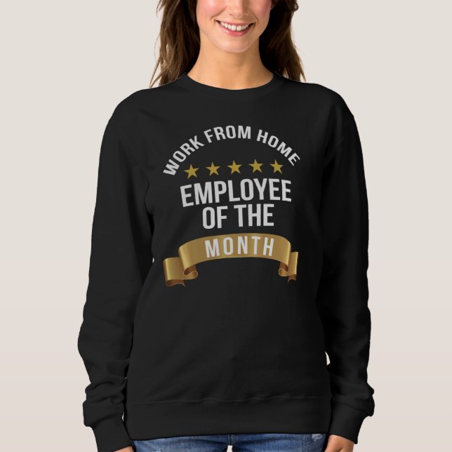 Sudadera Trabajo Del Empleado Doméstico Del Mes Pullover (Anverso)