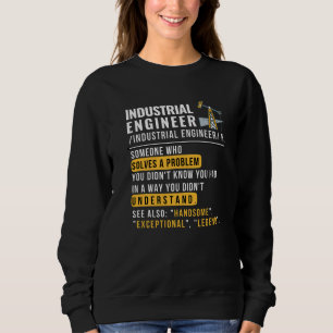 Sudadera Trabajo divertido de definición de ingeniero indus