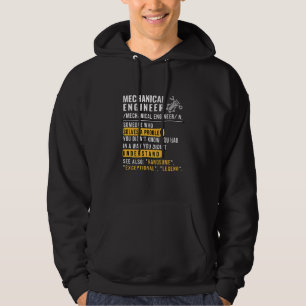 Sudadera Trabajo divertido de definición de ingeniero mecán