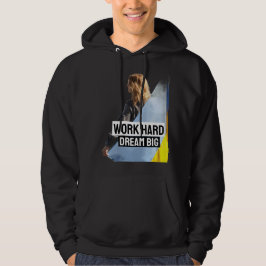 Sudadera Trabajo duro Sueño grande