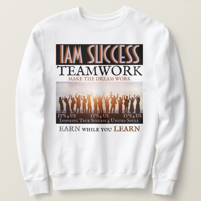 SUDADERA TRABAJO EN EQUIPO (Anverso del diseño)