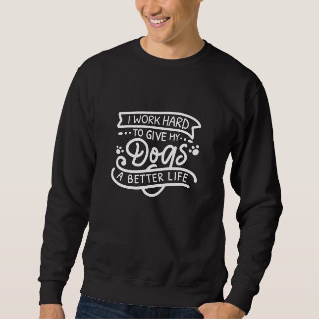 Sudadera Trabajo Perros Duros (Anverso)
