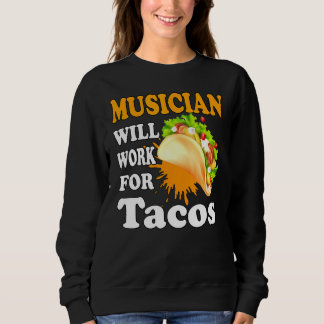 Sudadera Trabajo Por Tacosv De Música Para Hombres Mujeres