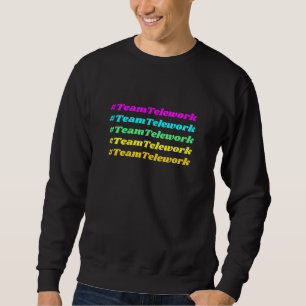 Sudadera Trabajo Remoto En Equipo Con