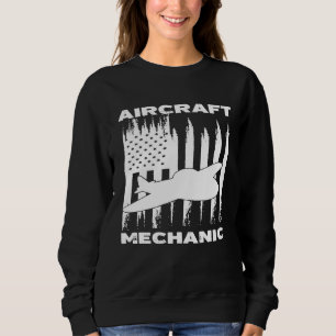 Sudadera Trabajos de aeronaves mecánicas de aeronaves