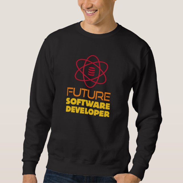 Sudadera Trabajos de tecnología de desarrollador de softwar (Anverso)