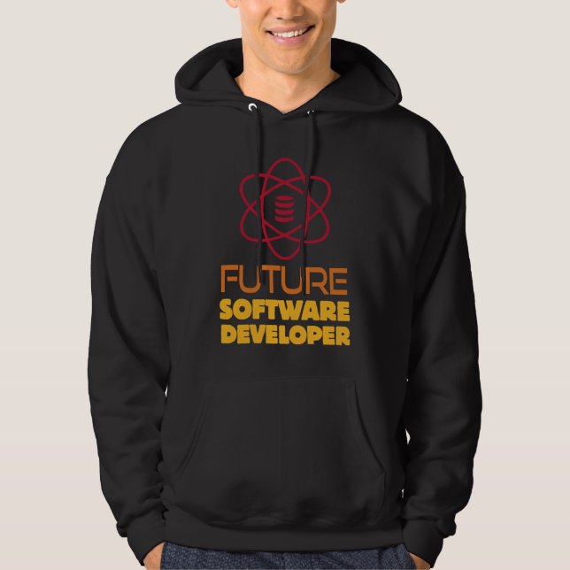 Sudadera Trabajos de tecnología de desarrollador de softwar (Anverso)