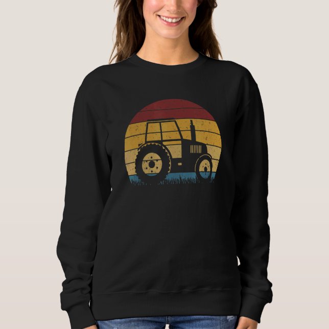 Sudadera Tractor de agricultores Retro (Anverso)