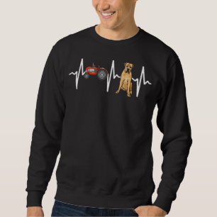 Sudadera Tractor de granjas Boerboel Heartbeat Dog