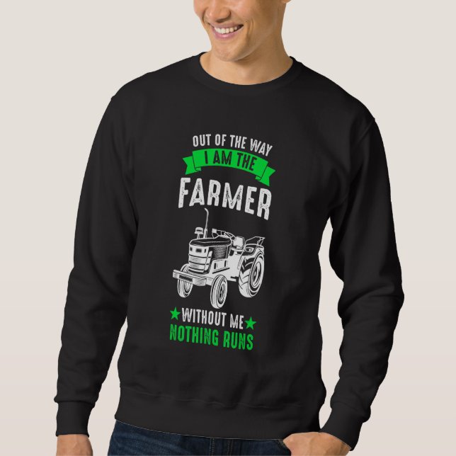 Sudadera Tractor de granjas para agricultores (Anverso)