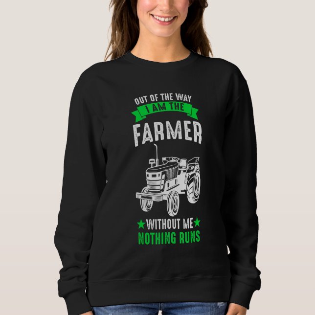 Sudadera Tractor de granjas para agricultores (Anverso)