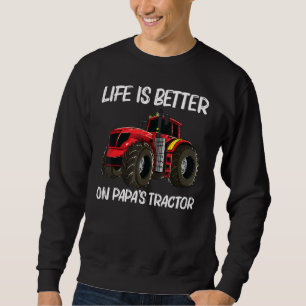 Sudadera Tractor Guay Para Niños Vehículo De Granja Grande