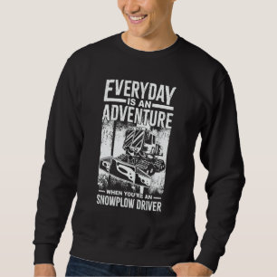 Sudadera Tractor Quitanieves Máquina Camión Pala Conductor