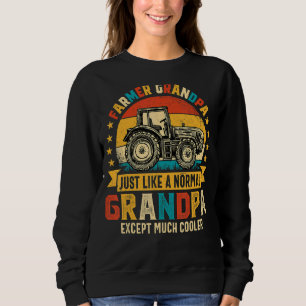 Sudadera Tractor retro granjero granjero masculino