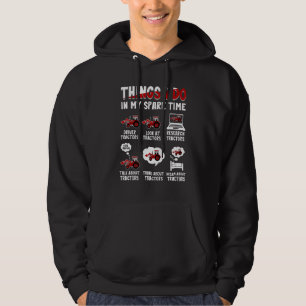 Sudadera Tractores  6 cosas que hago en mi tiempo libre Tra