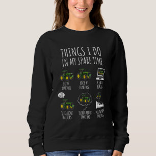 Sudadera Tractores Cosas que hago en mi tiempo libre Tracto