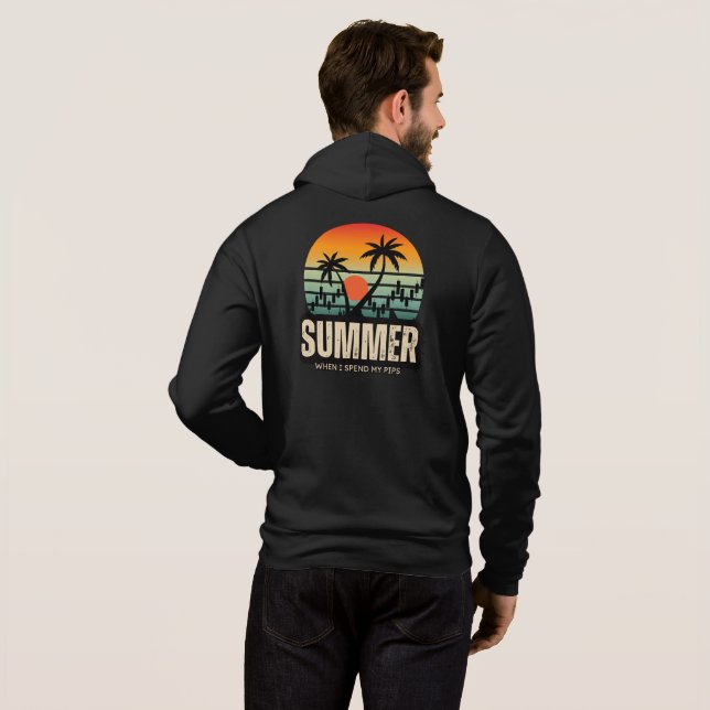 Sudadera Trader design | Summer | Funny (Reverso completo)