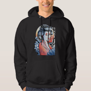 Sudadera Tradición japonesa de Geisha Rastreo de cultura ro