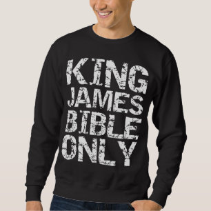 Sudadera Traducción cristiana conservadora Rey James Bibl