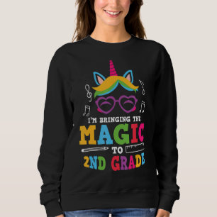 Sudadera Traer La Magia De Unicornio A Segundo Grado