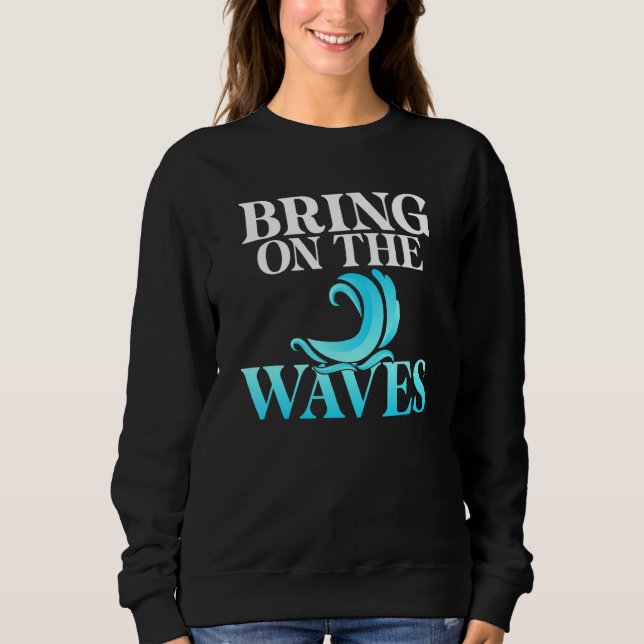 Sudadera Traer Las Ondas Wake Surfer (Anverso)