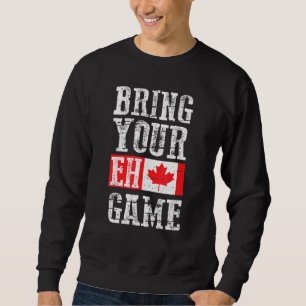 Sudadera Traer tu Eh Game Canada Flag Equipo canadiense
