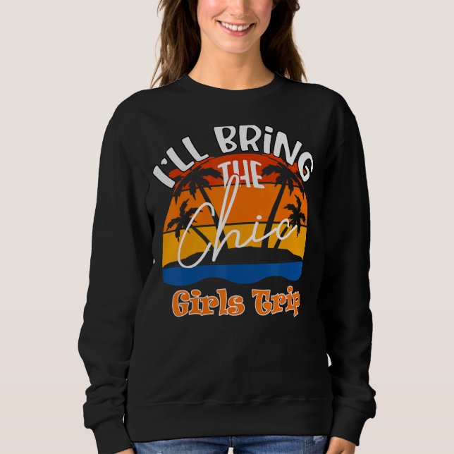 Sudadera Traeré el viaje de los Chicas de la Moda (Anverso)