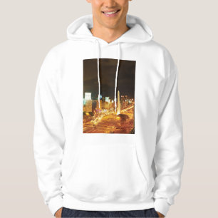 Sudadera Tráfico y monumento de la noche