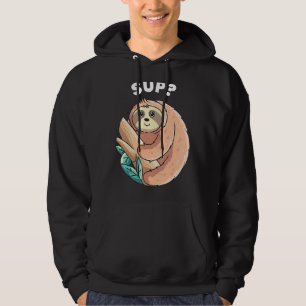 Sudadera Tragedia suave diciendo Lazy Sloths Animal Graphic