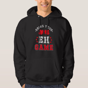 Sudadera Traiga su juego Eh Cara de Maple Canadiense Canadá