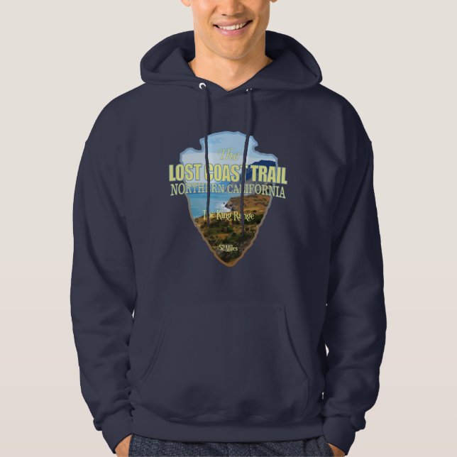 Sudadera Trail costero perdido (punta de flecha) (Anverso)