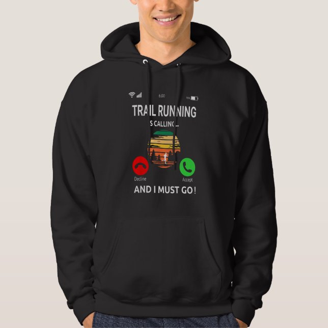Sudadera Trailrunning Trailrunner Running Artwork Trail Run (Anverso)