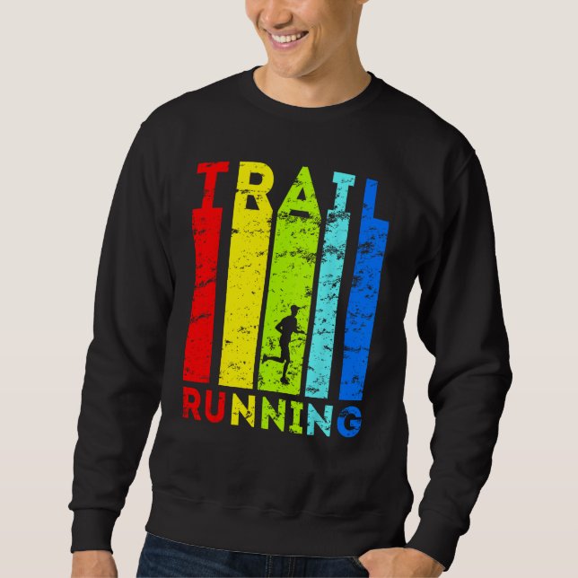 Sudadera Trailrunning Trailrunner Running Artwork Trail Run (Anverso)