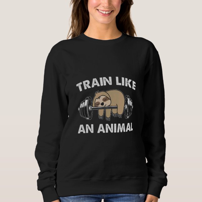Sudadera Train Like An Animal 95 train like an animal, box, (Anverso)