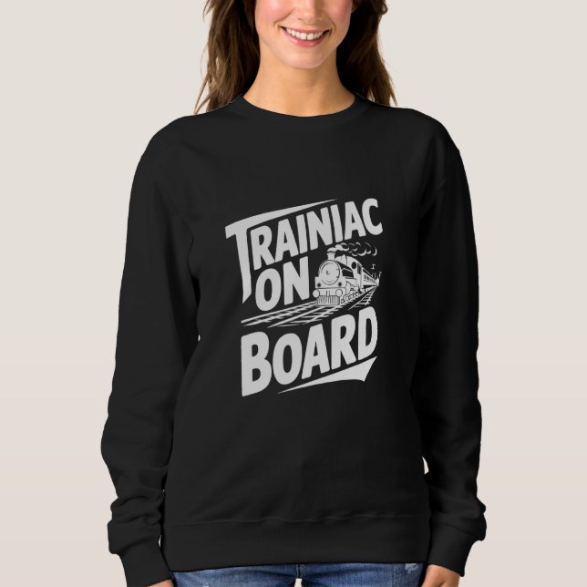 Sudadera Trainiano A Bordo, Tren Lover (Anverso)