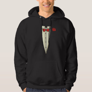 Sudadera Traje clásico de esmoquin falso Día de San Valentí