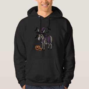 Sudadera Traje de bata de calabaza de bruja de donkey Hallo